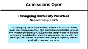 Chongqing President Scholarship