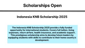 Indonesia KNB Scholarship 2025