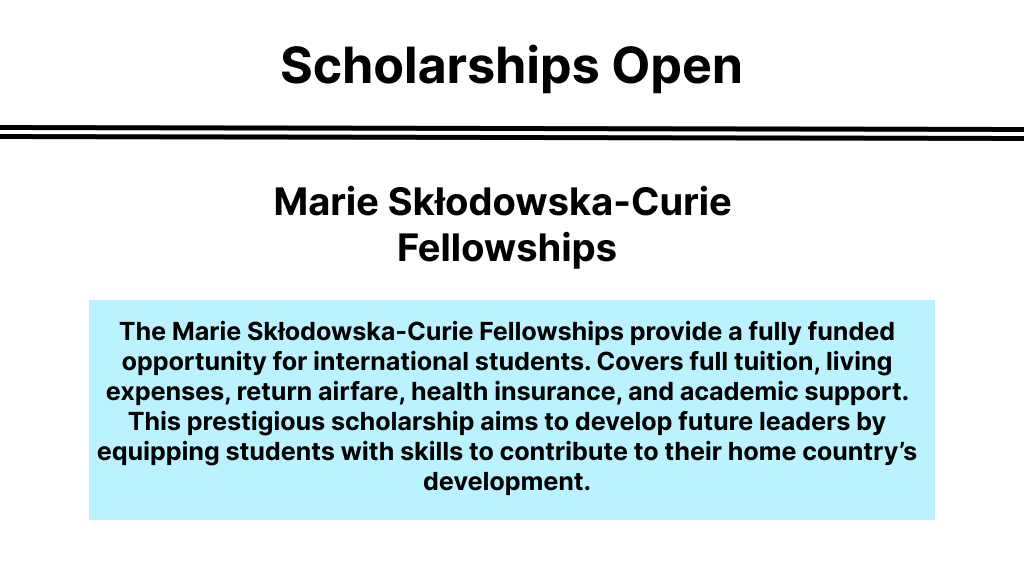 Marie Skłodowska-Curie Fellowships in Italy