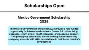 Mexico Government Scholarship 2025