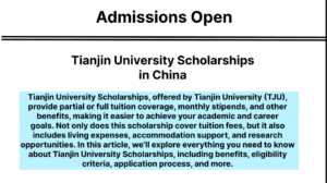 International students studying at Tianjin University (TJU) under the Tianjin University Scholarships program.