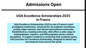 UGA Excellence Scholarships 2025