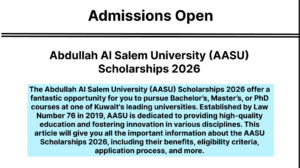Abdullah Al Salem Scholarships
